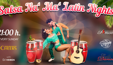 Salsa Na` Ma` Latin Nights в Cheers / Every Sunday 21:00h.