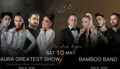 Aura Greatest show | Bamboo band - AURA by Bamboo RestoClub Aura Greatest show | Bamboo band