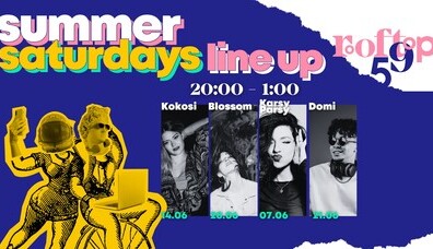 Saturday Night Grooves on the roof! at Kitchen59