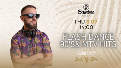 Flash Dance 90's & MTV hits | SJ Stim | Beach party