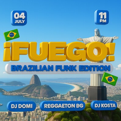 Brazilian Funk meets Reggaeton at ¡FUEGO! - Sugar Club Brazilian Funk meets Reggaeton at ¡FUEGO!