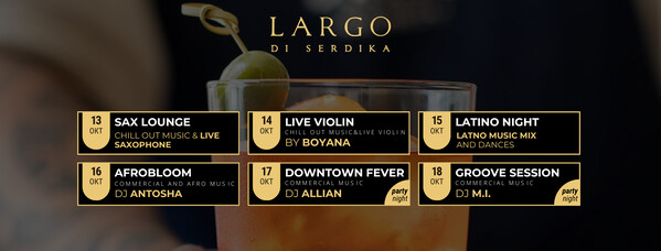 Очаквайте тази седмица в LARGO DI SERDIKA - LARGO DI SERDIKA Очаквайте тази седмица в LARGO DI SERDIKA