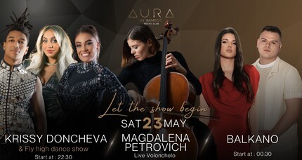 Krissy Doncheva & Fly high dance show | Magdalena Petrovich Violonchelo