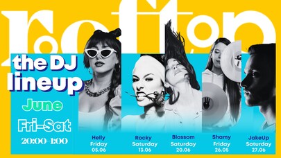 Weekend Night Grooves on the Roof: June Edition 