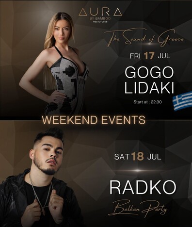 AURA by Bamboo RestoClub - WEEKEND EVENTS