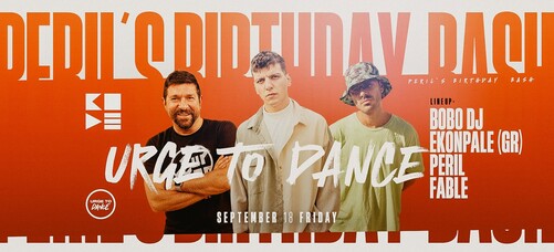 URGE TO DANCE — Peril's Birthday Bash