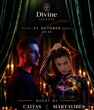 Divine Bar & Dine - GUEST DJ CAITAS & MARTAVIBES